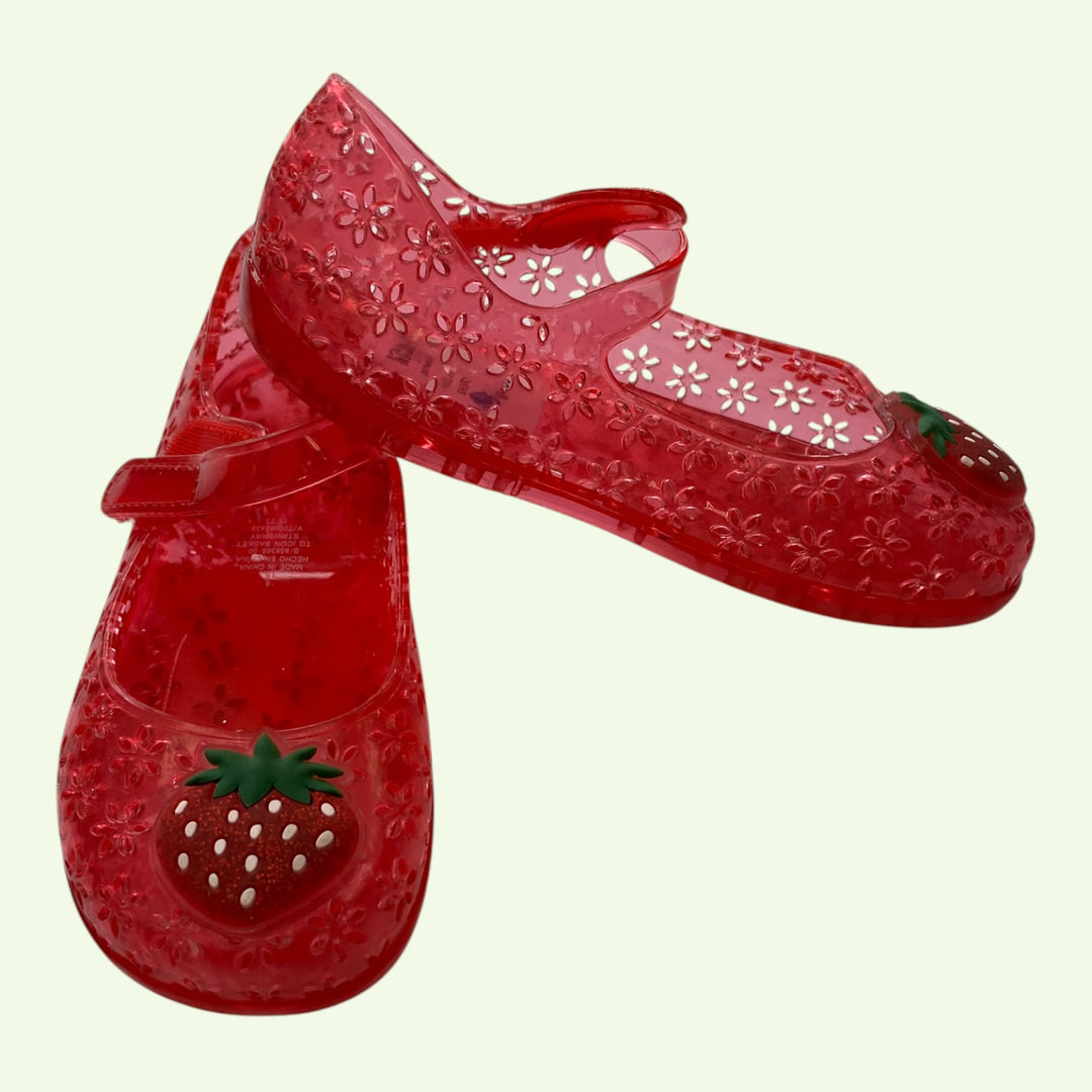 Red Old Navy Jelly Shoes, 8.0