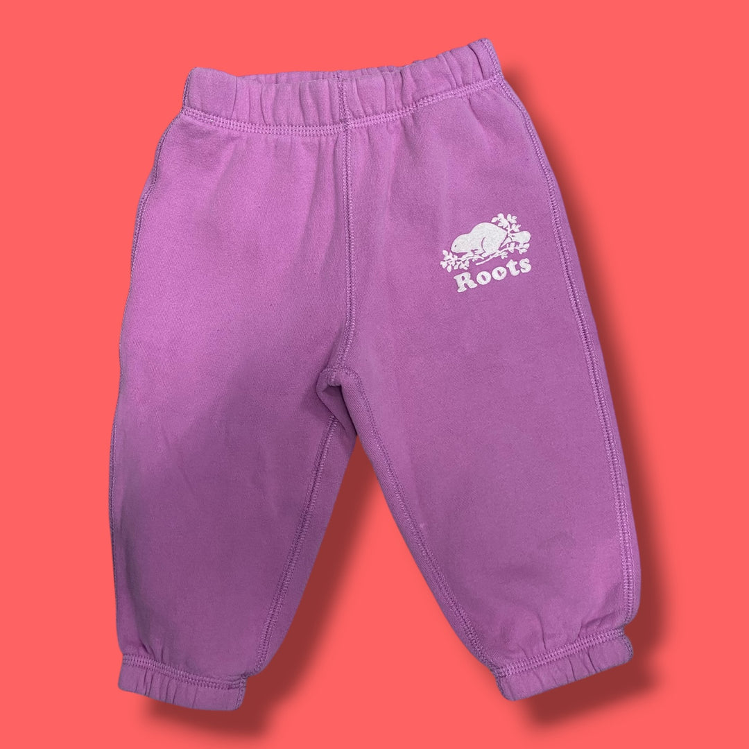 pink Roots as is-marks pants, 12-18m