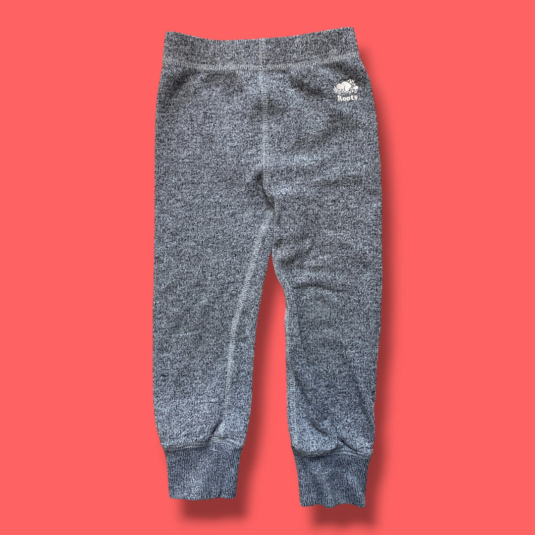 heathered grey Roots light joggers-as is marks, 2Y