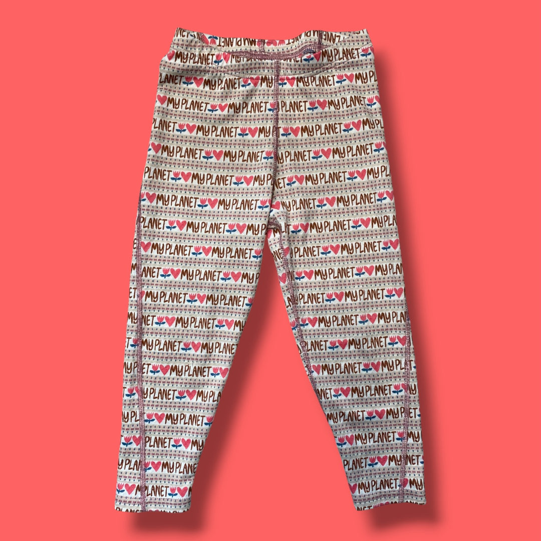 pink Patagonia base layer pants, 3Y