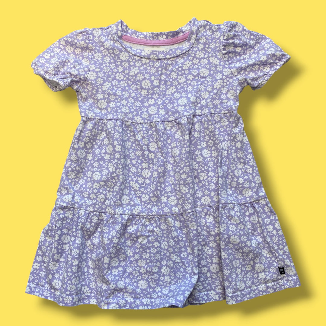 Purple Gap flower dress, 4Y