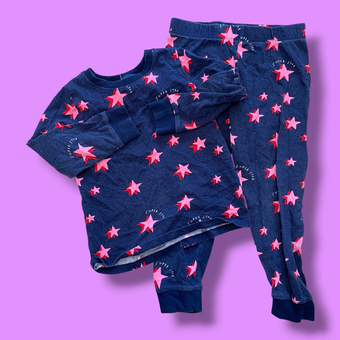 Blue M&amp;S 2 piece Set, 3-4Y