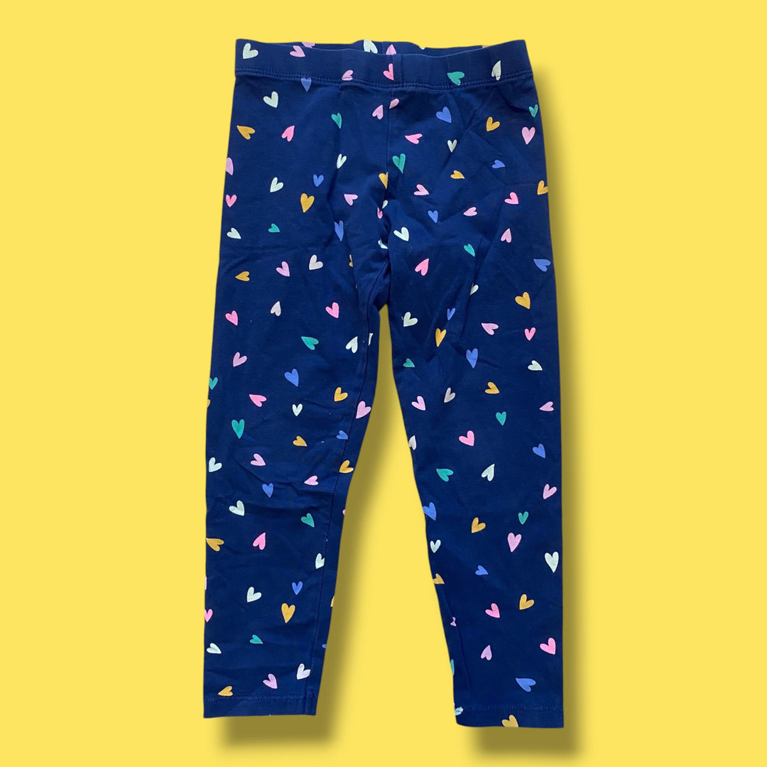 navy next leggings, 3/4y