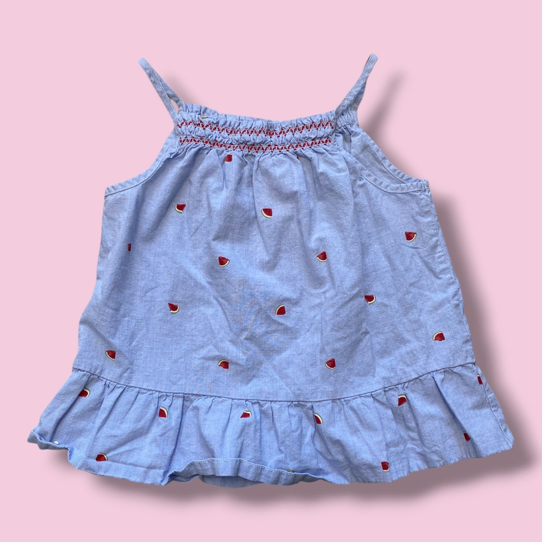blue oshkosh tunic top, 5y