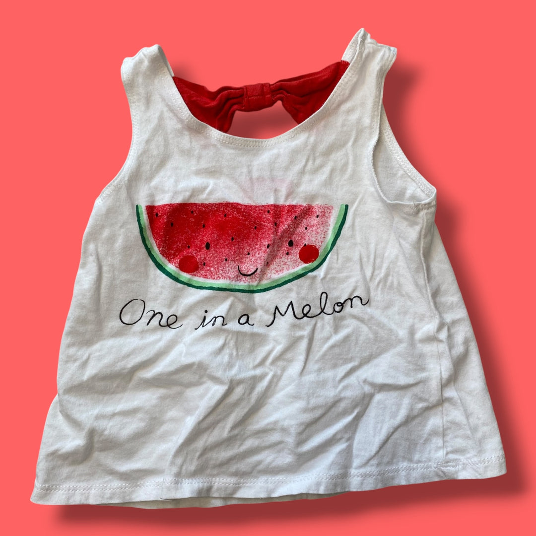 White first impressions watermelon tank, 24m