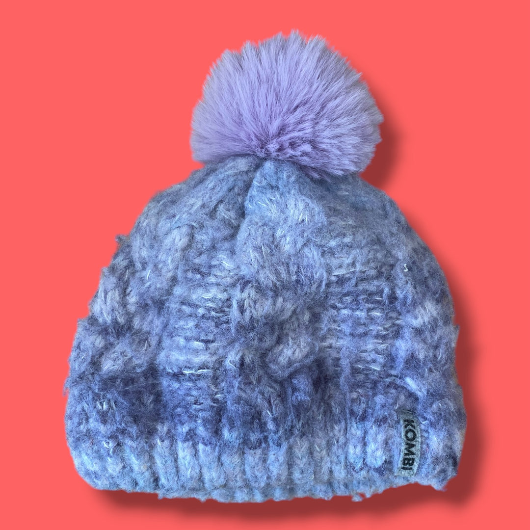 purple kombi winter hat
