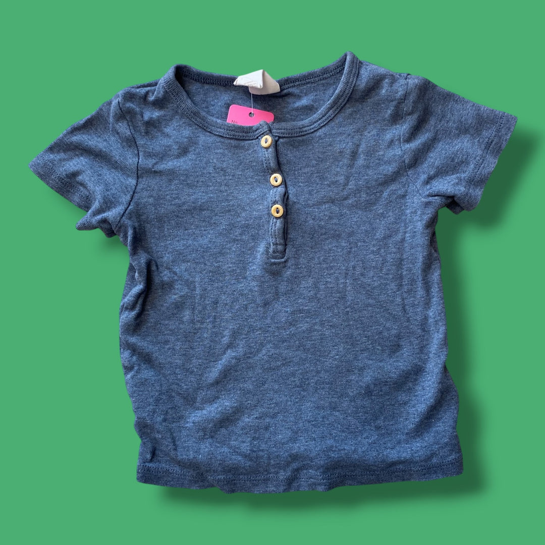 Blue H&amp;M tee, 12-18m