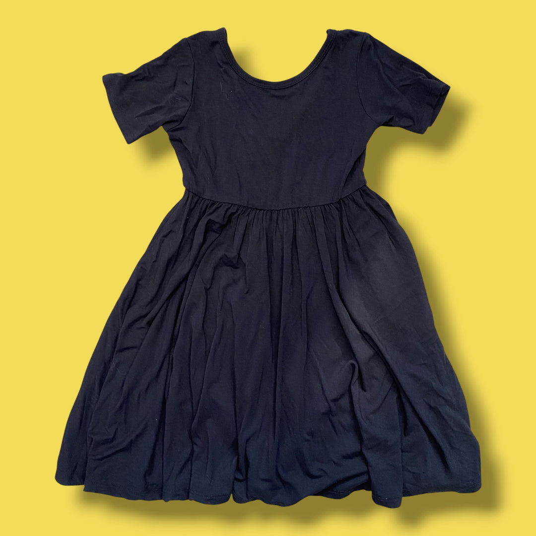 black kyte twirl dress, 4Y
