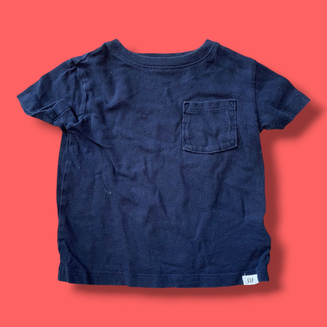 Blue Gap pocket tee, 12-18m