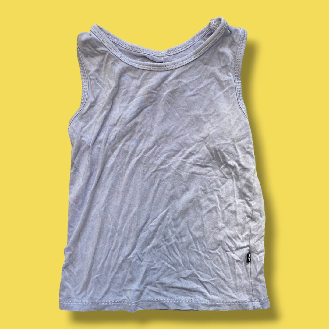 purple kyte tank top, 4y