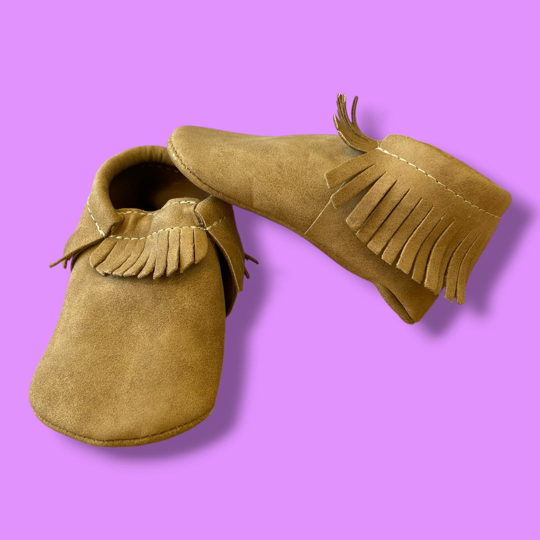 Brown First Steps Slip On, 4.0