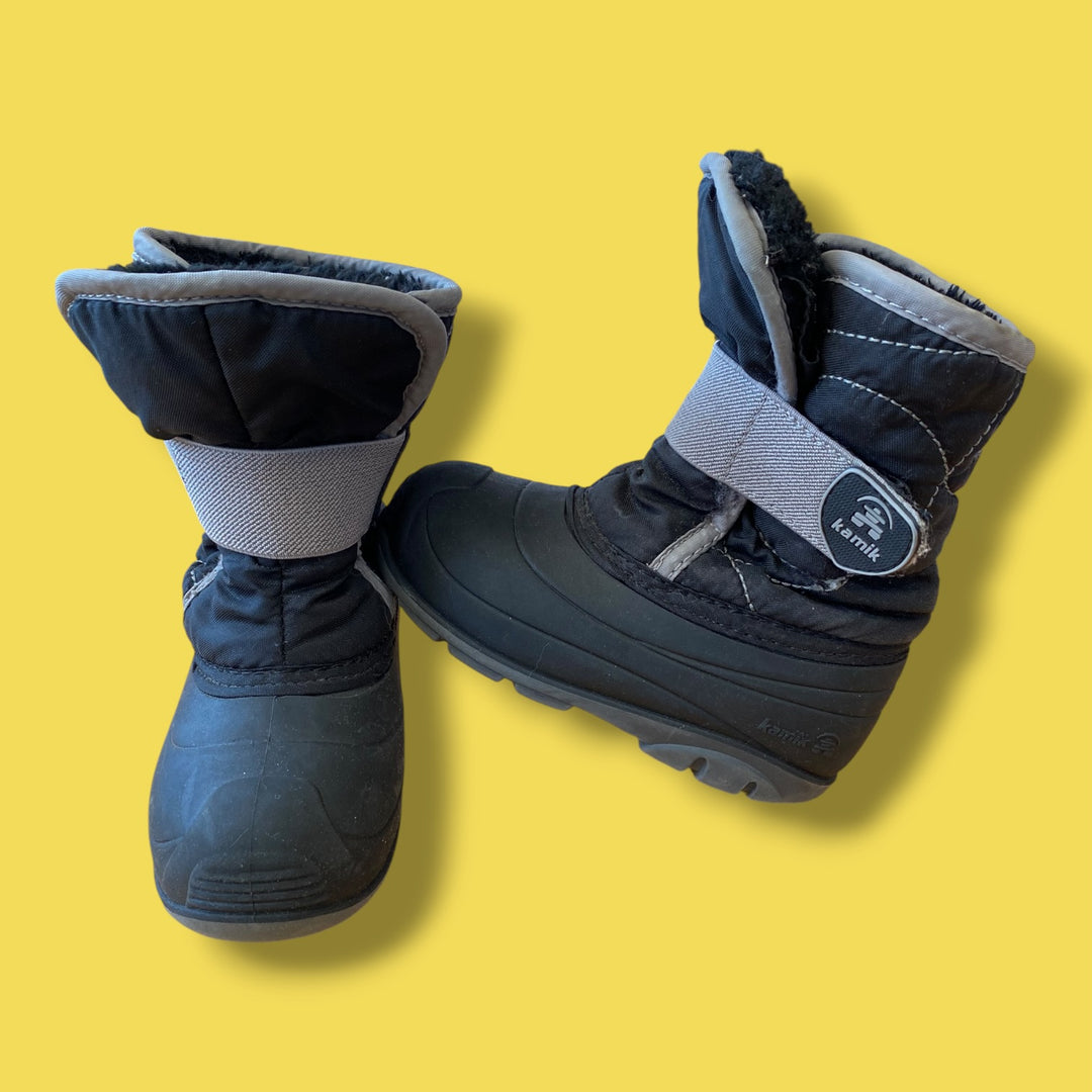 Black Kamik Winter Boots, 8.0