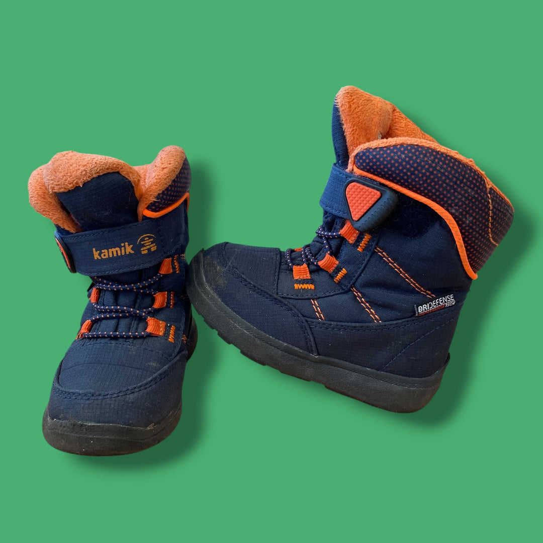 blue kamik winter boot, 7.0