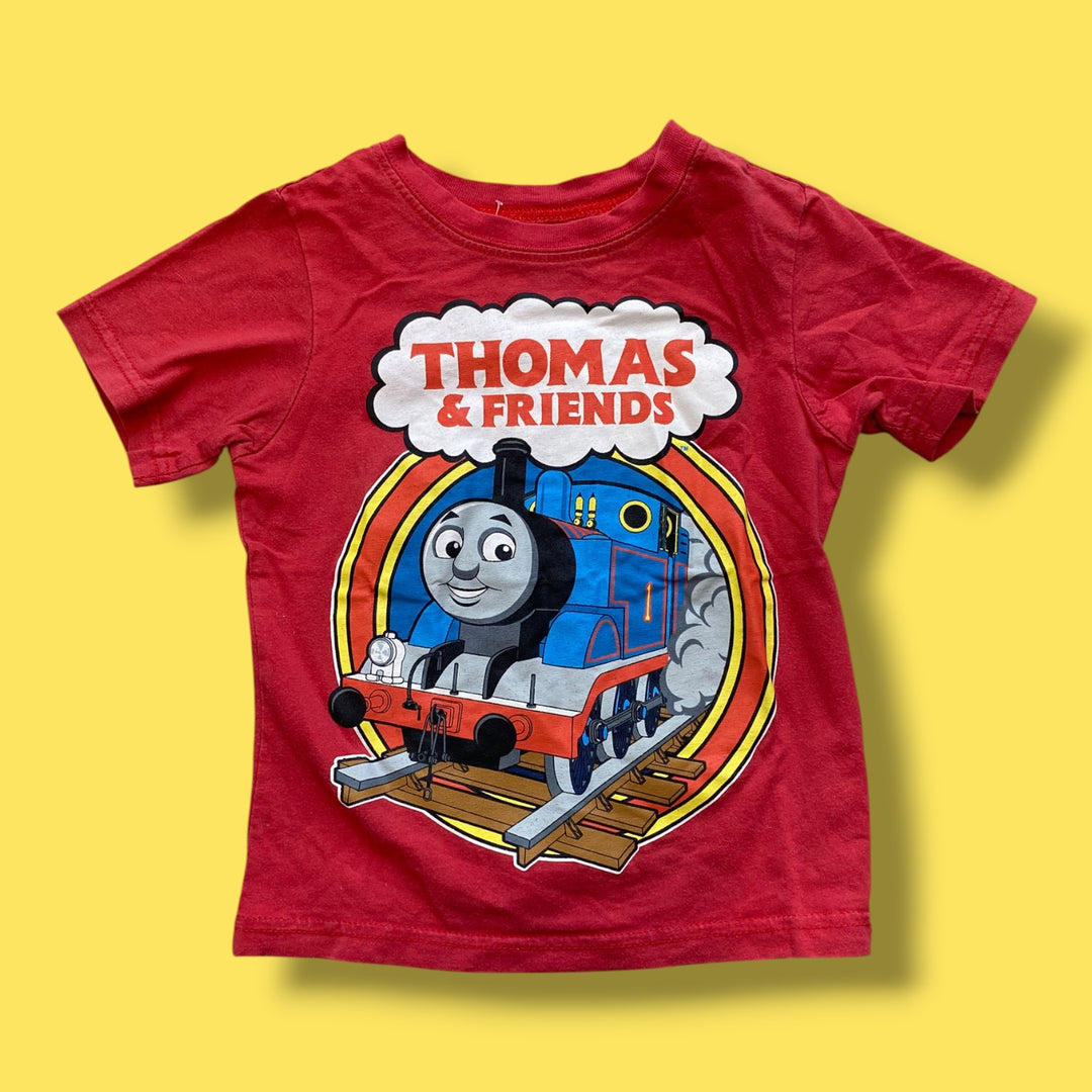 Red Thomas the Tank Short Sleeve, 18-24m