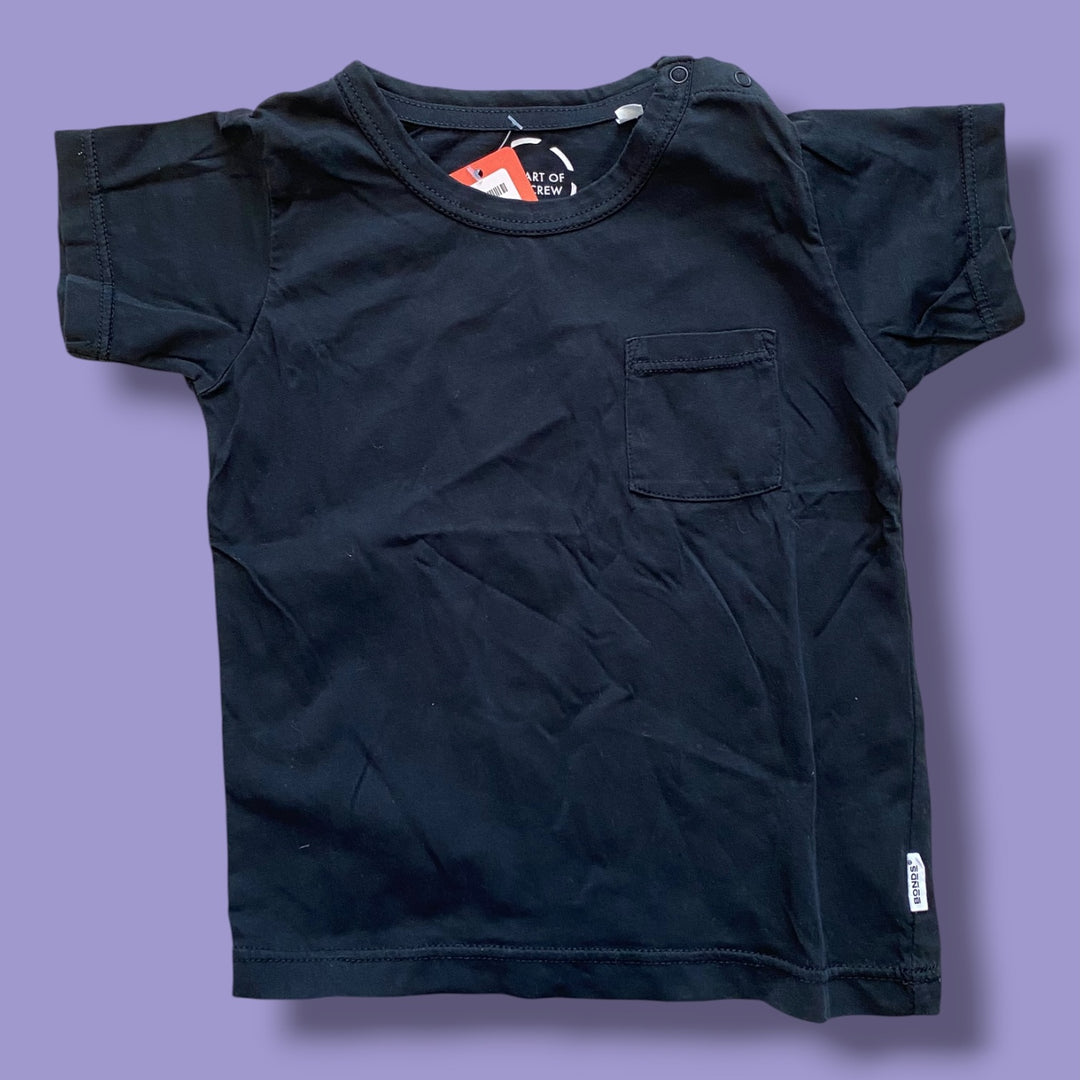 Black Bonds Short Sleeve, 18-24m