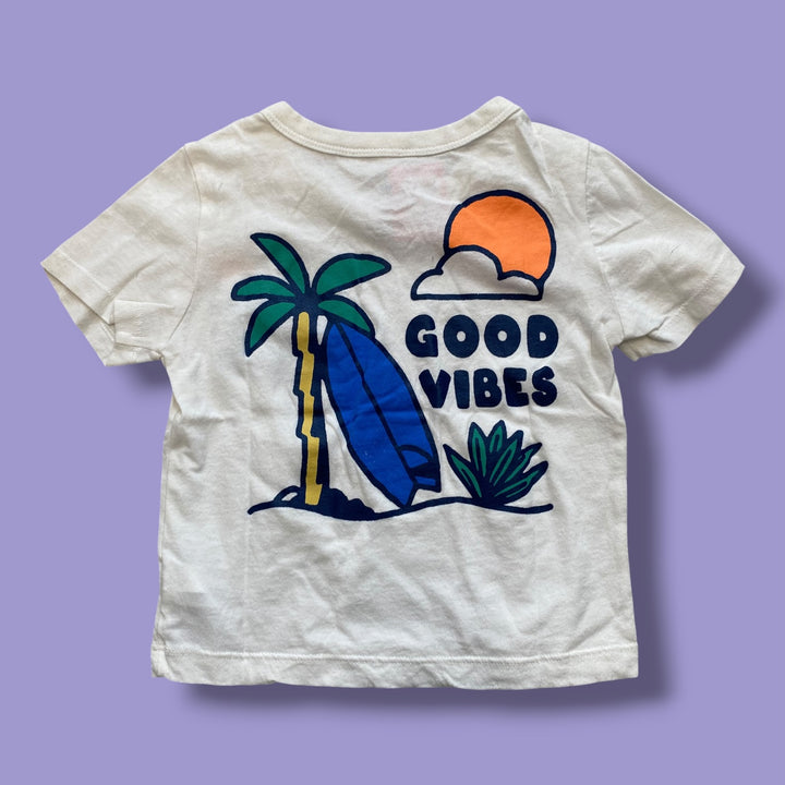 White Gap Short Sleeve, 2Y