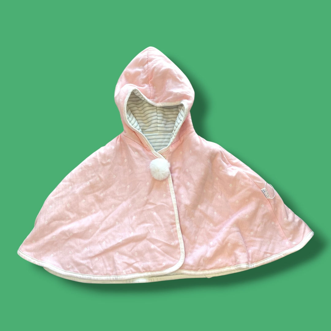pink  capelette, 2/3y