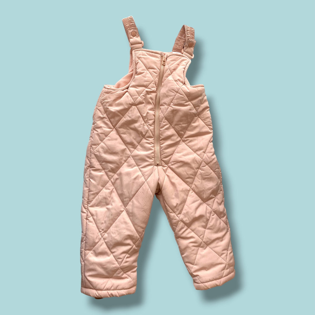 pink Zara snowpants , 3/4y