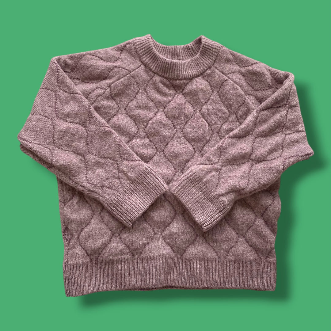 purple zara sweater, 4/5y