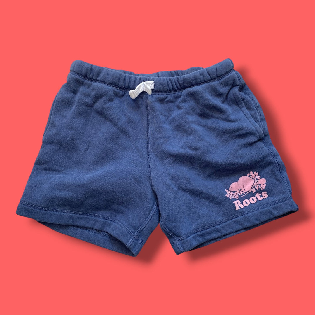blue Roots jogger shorts, 14Y