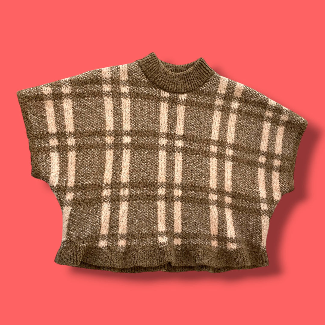 brown zara sweater, 3/4y