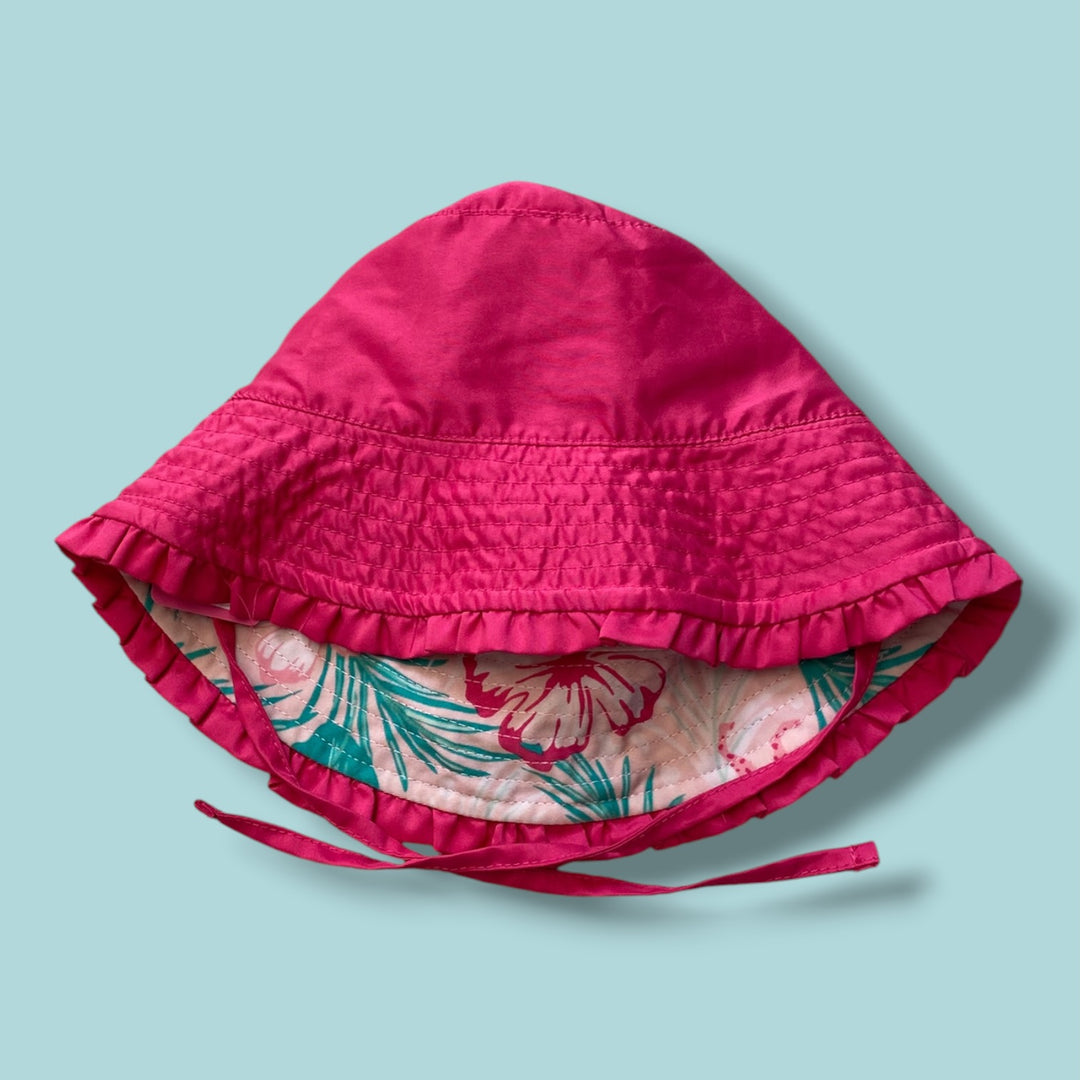 pink UV Skinz bucket hat, 3Y