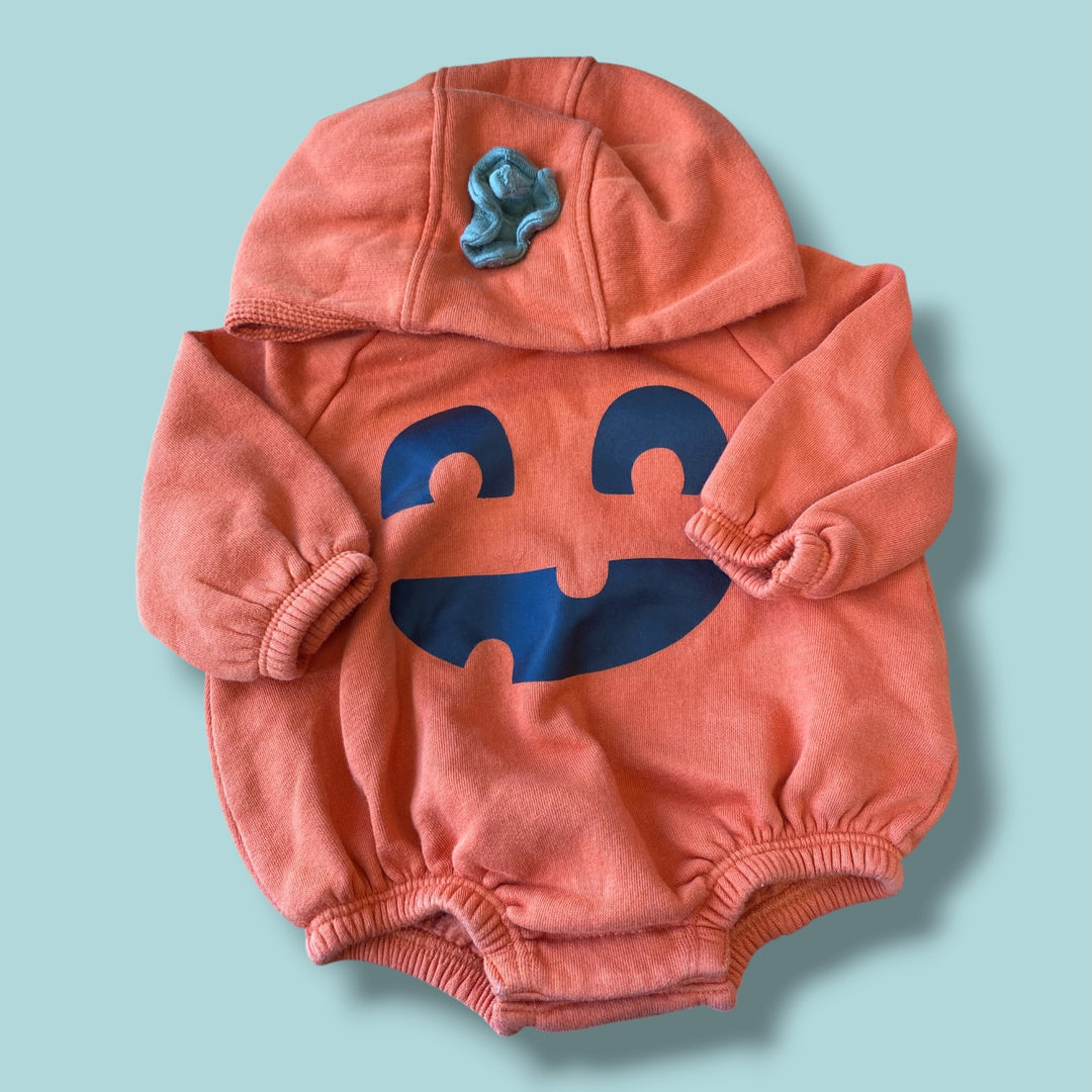 Orange Old Navy Halloween Romper, 0-3m