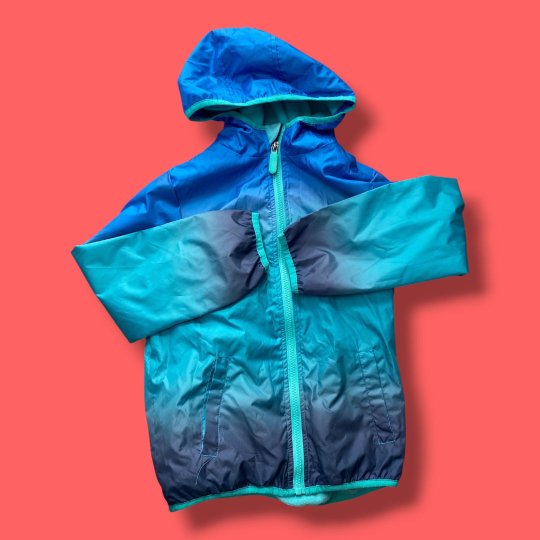 Blue/Greey Monkey bars Fleece Lined, 6Y