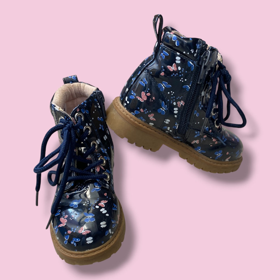 Floral Monkey bars Ankle Boots, 7.0