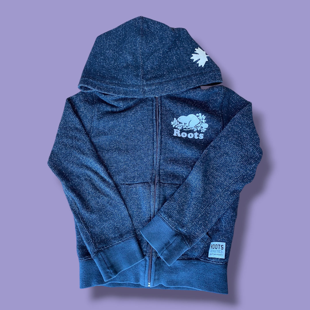 Black Roots Zip Up, 5-6Y