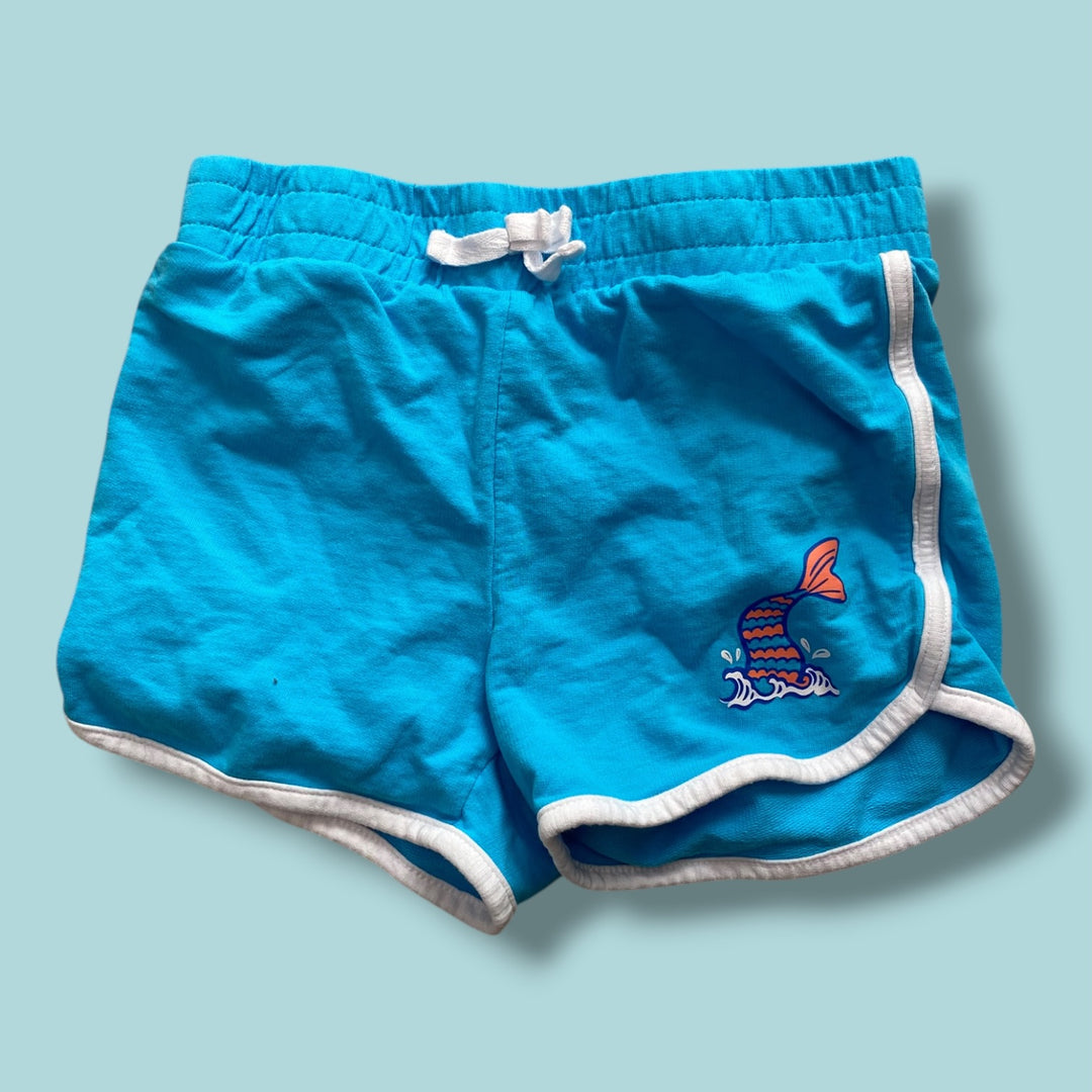 Blue bella birdie shorts, 7-8Y