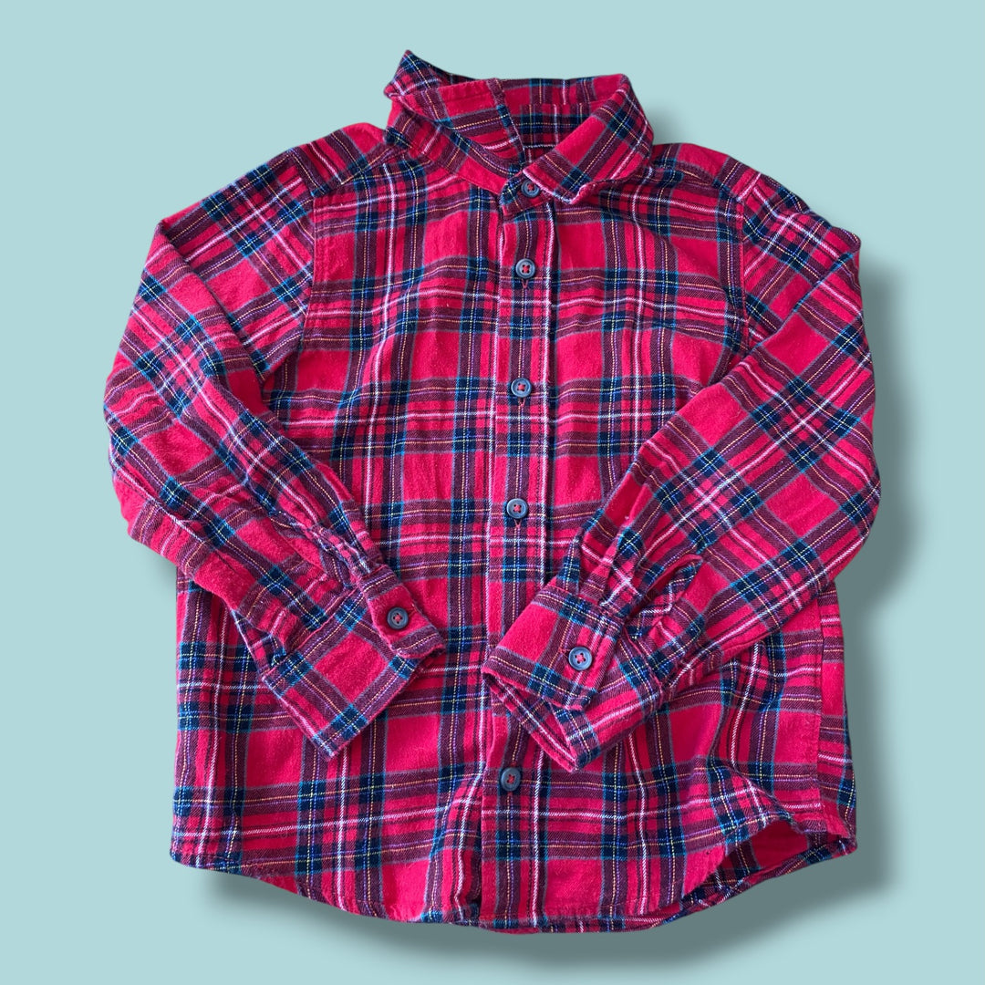 Red Old Navy Plaid, 5Y