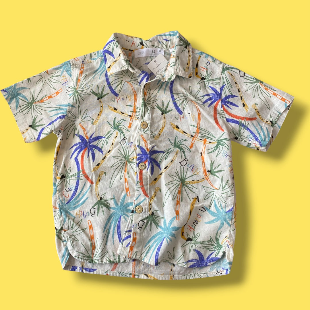 Multicolour Zara Button Up, 2-3Y