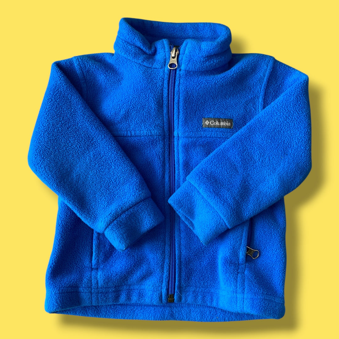 Blue Columbia Fleece Zip Up , 2Y