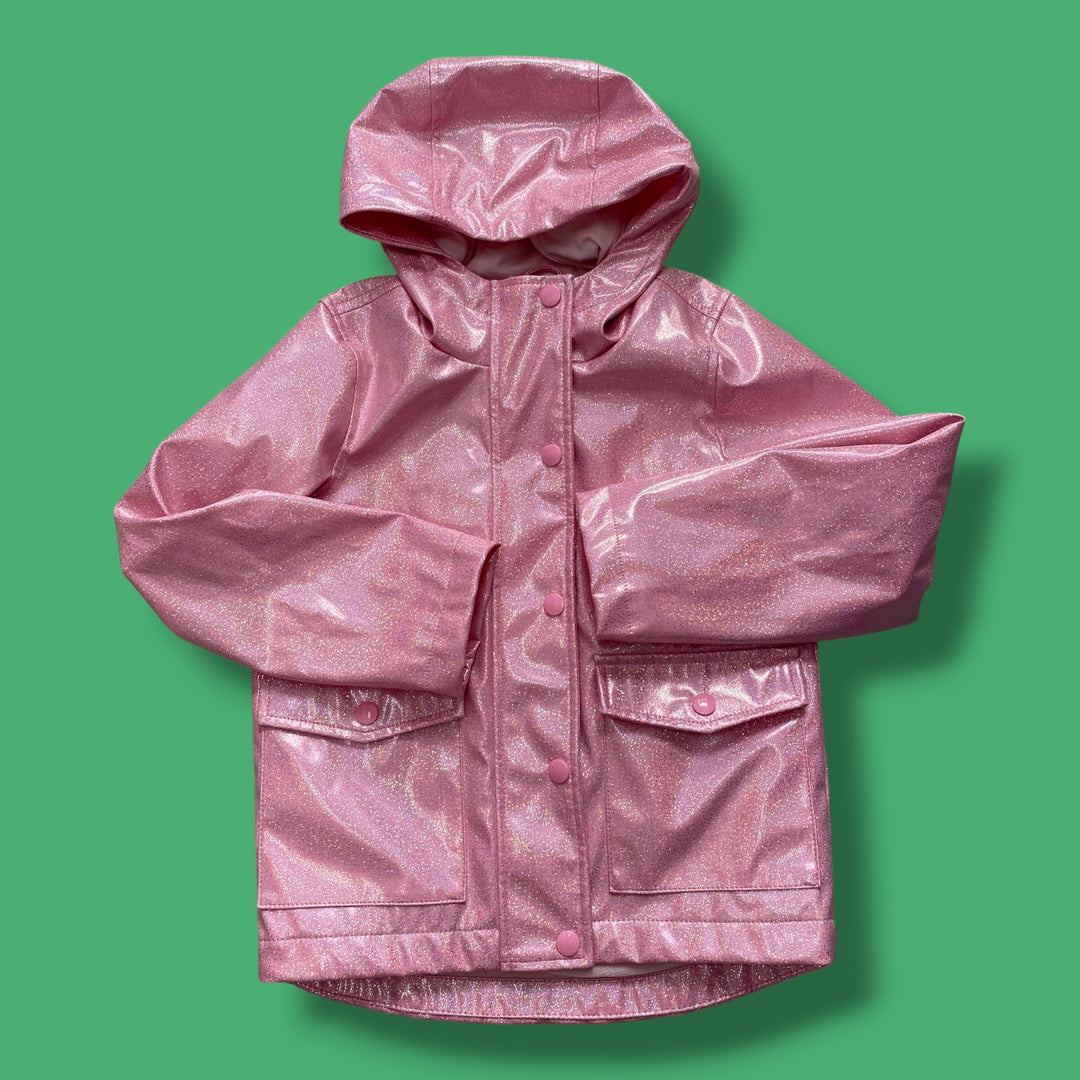 6y joe fresh raincoat, pink