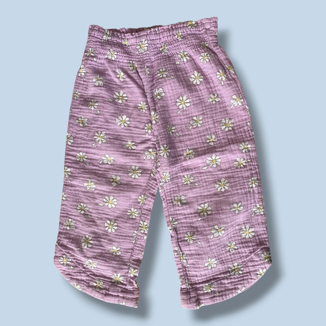 Purple Zara Wide Legging, 3-4Y