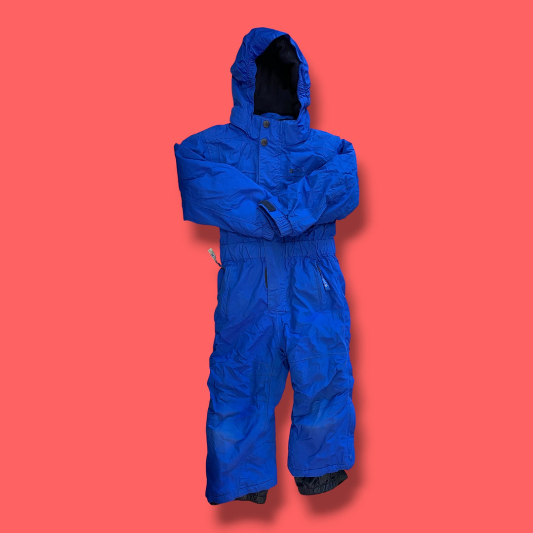 blue mountain warehouse snowsuit, 3/4y