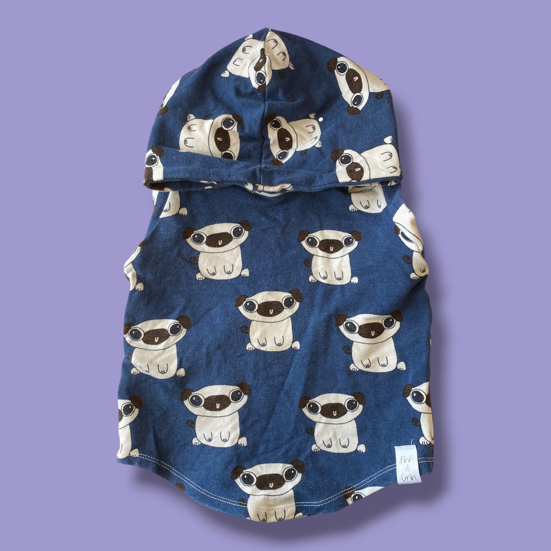 Blue Finn &amp; Grin Hooded Vest, 12-18m