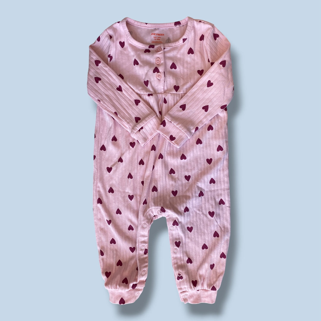 Pink Joe Fresh Romper, 12-18m