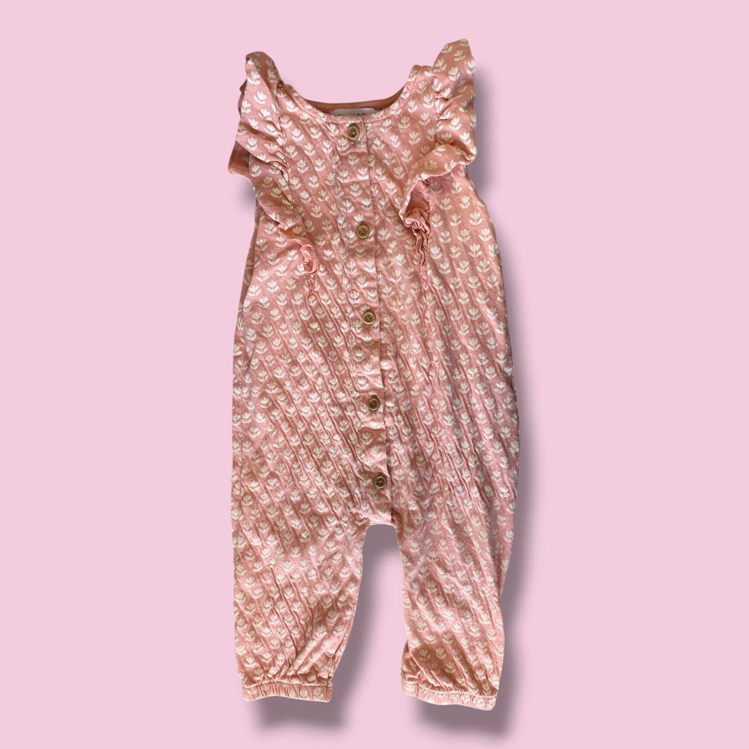 Pink Zara Romper, 9-12m