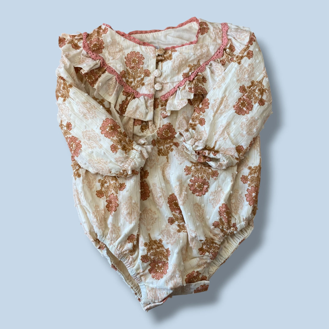Tan Haute Hippie Bodysuit, 3-6m