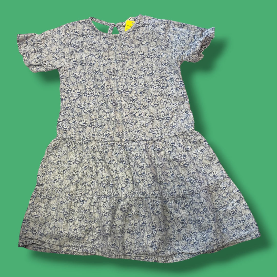 Blue En Fant Dress, 6Y