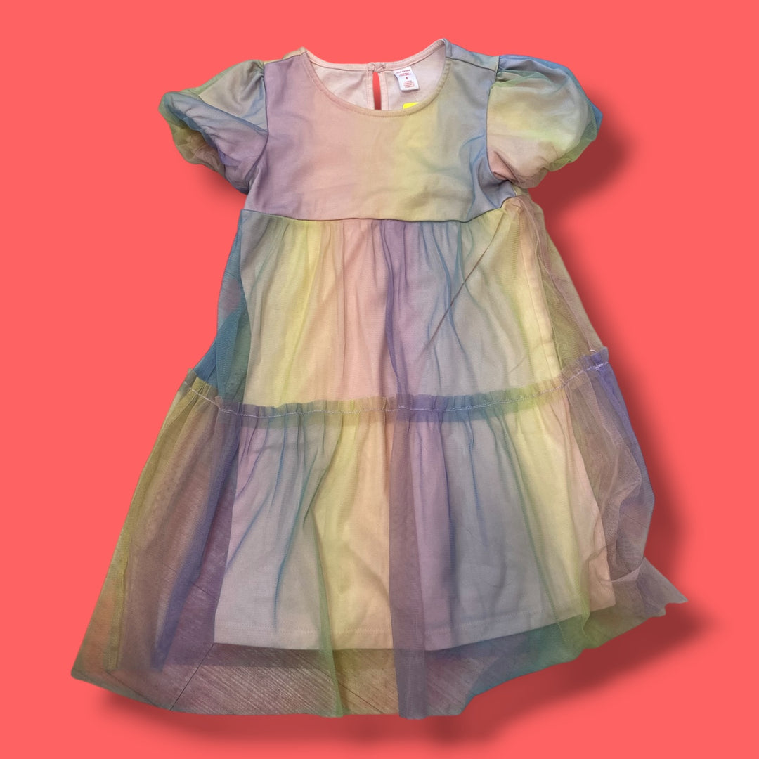 Multi Joe Fresh Tulle Dress, 5Y