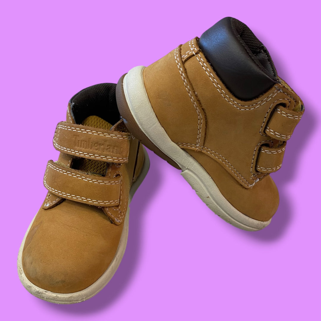 Brown Timberland Angle Boots, 5.0