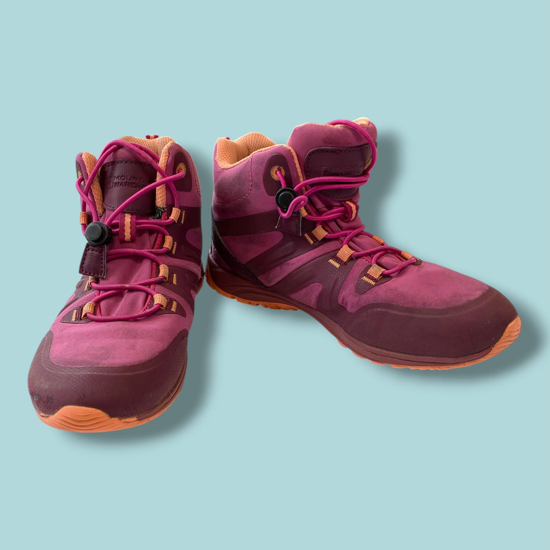 purple vibram hiking boot, 5.0