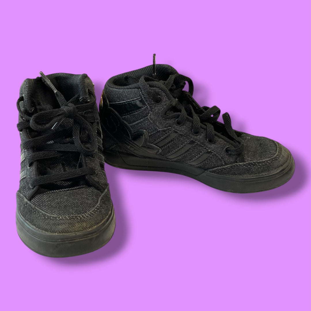black adidas sneaker, 12.0