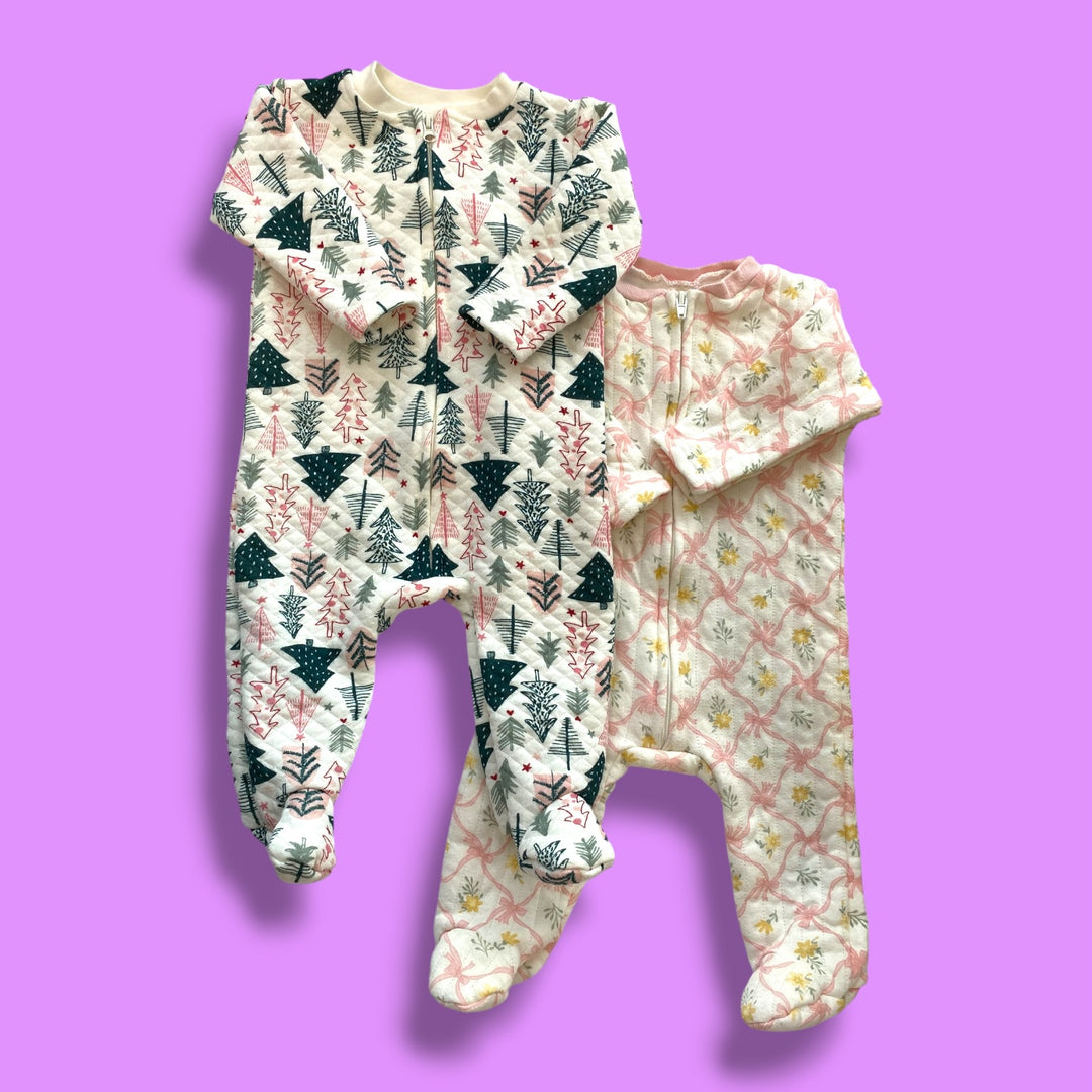 chickpea set of 2 sleepers, 3-6m