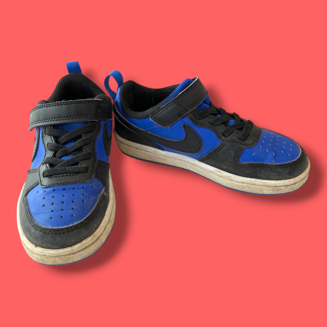 black blue nike sneaker, 11.0