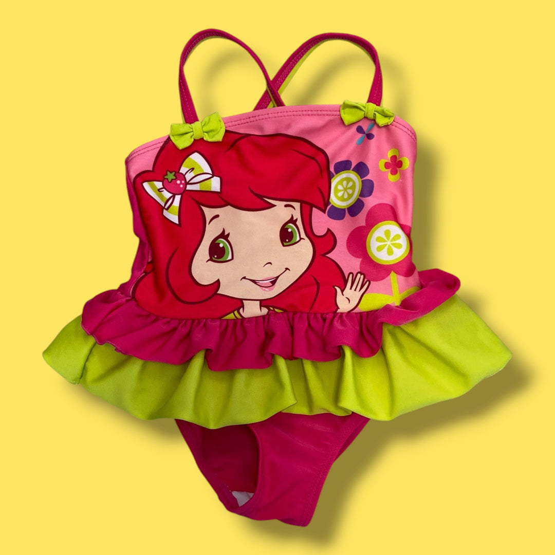 Red NTD Strawberry Shortcake One pice, 2Y