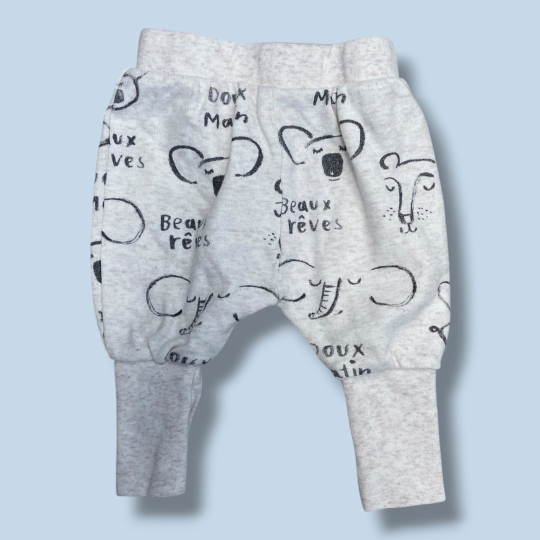 grey Gagou Tagou Jogger, 0-6m